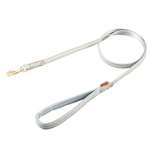 適応サイズ:体重10kg以下、長さ120cm 本体材質:テープ:ナイロン、ポリウレタン、ポリエステル パーツ:亜鉛合金 持ち手部分に引っ張り負荷軽減の柔らかいクッション付きのリードです。