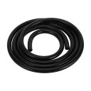 INFINAUTOシリコンバキュームチューブホースエンジン5FT3/16”5mmID2.5mm厚さカーオートモーティブバキュームラインシリコンブラック高温度