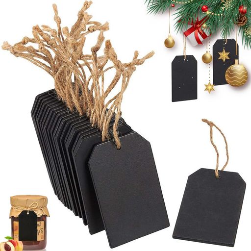 ミニ黒板ボトルキープタグ20個セット木製ボトルタグ小さな黒板ボトルネームプレートボトルタグプレート..