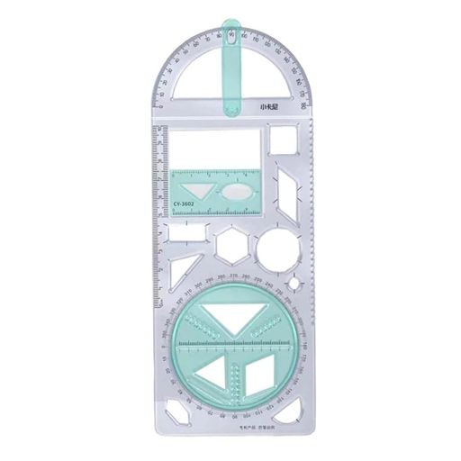 Itisyou多機能幾何定規多機能定規幾何学定規幾何学描画定規図形定規定規測定ツール数学描画定規