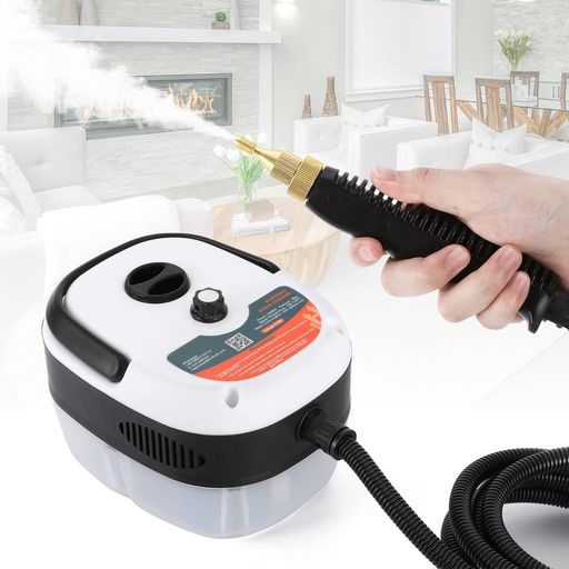 Hapyvergo スチームクリーナー 高温蒸気洗浄機 洗剤弁用可 1600W強力作動 20S速熱 大容量水タンク 105°C高温除菌 豊富なアクセサリー 家庭用高圧洗浄機 キッチン/レンジフード/調理台などに適…