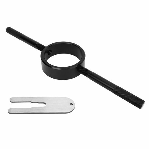 ユニバーサルオートバイフォークスプリングコンプレッサーツールキット、使いやすく、耐久性のある構造..