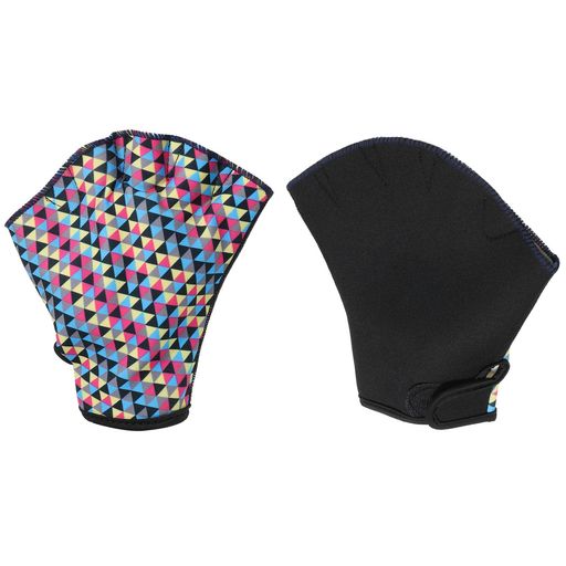 PATIKILウェブ付き水泳手袋男女兼用水泳およびダイビング用水抵抗トレーニングアクセサリーSサイズロー..