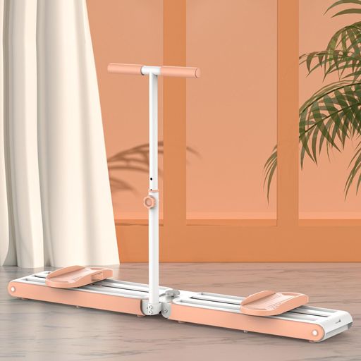 【多機能折りたたみ式骨盤底筋・太もも筋トレーニングマシン】-調整可能な扶手、エクササイズバンド付..