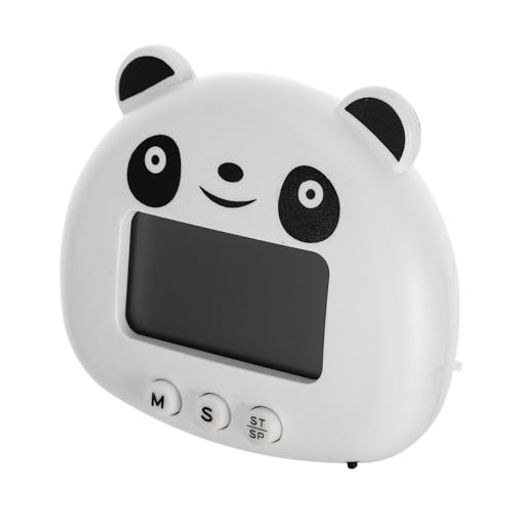 ELAYARDカウントダウンタイマー99分カウントダウンタイマーデジタルクッキングかわいいパンダ目覚まし..