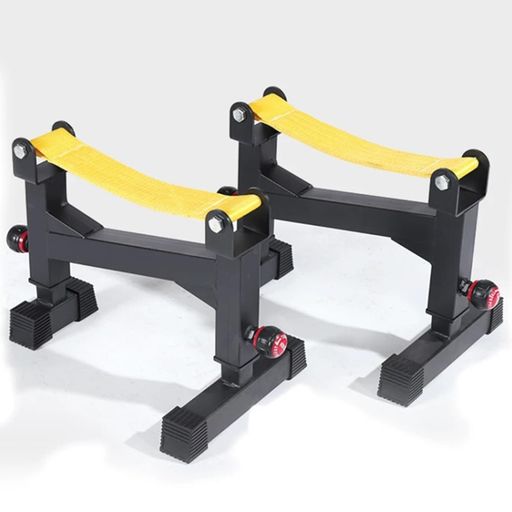 ZHLELEWZダンベルはバーベル、デッドリフトバッファーラック、安全ラック、高さ調節可能、強力な耐荷重..