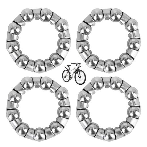 TVETE自転車ボールベアリングリテーナーボールベアリングケージバイクボールクランクベアリング【4個入..