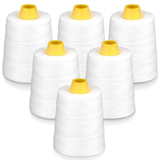 HanchenGK9シリーズ専用縫い糸6個入り180g*6ポータブル袋縫ミシン専用糸袋口縫い織りバッグ・麻袋・クラフトバッグ・紙袋業務用