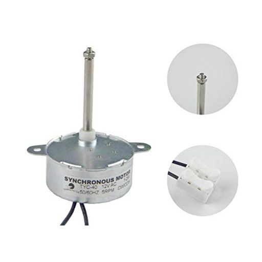 CHANCSTYC-40同期交流電動機AC12V5RPMトルク0.5Kg.cm46mm長軸小型交流モーター