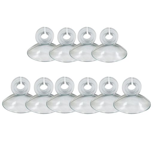 CHANJIF水槽吸盤10個セットクリップキスゴムエアチューブ固定用エアチューブ強力透明水槽用品水族館エ..