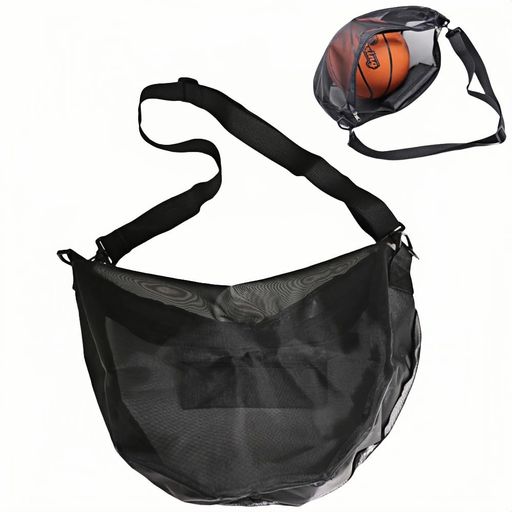 Jindiziポータブルサッカーボールネット収納バッグ通気性メッシュ軽量設計サッカー/バスケットボール対応部活試合用スポーツボールケース学校練習用アウトドア持ち運び便利