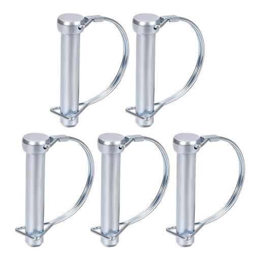 DTGN12mmx65mm(DxL)シャフトロッキングピン5個セット農業トレーラー芝生に適していますカーボンスチー..