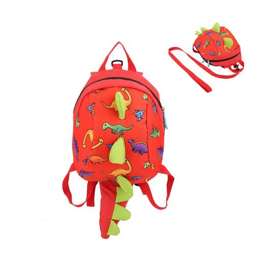 [Zerodis]迷子防止リュックハーネスリュックひもリード付き恐竜軽量大容量ぬいぐるみ3D可愛いキッズ/幼..