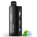 電子タバコVAPEベイプシーシャ8500回吸引可能ミントメンソール爆煙大容量使い捨てLEDモニター搭載持ち運び特製リキッド水蒸気たばこ禁煙サポートニコチンなしK...