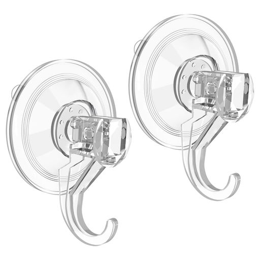 Jac&Olvia 吸盤フック 真空 2個セット 3kg 耐荷重 壁掛け収納 防水 繰り返し使用 ...