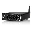 NobsoundNS-15GミニBluetoothデジタルアンプHiFiステレオ100W+100W出力TPA3116D2チップ搭載19V電源付属光沢アルミ筐体