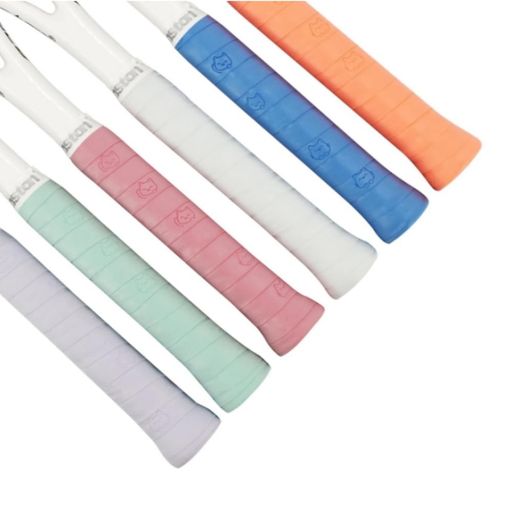 【6本入り】超吸汗滑り止めテニス・バドミントン用グリップテープ|人間工学設計の防滑パターン|高弾性P..