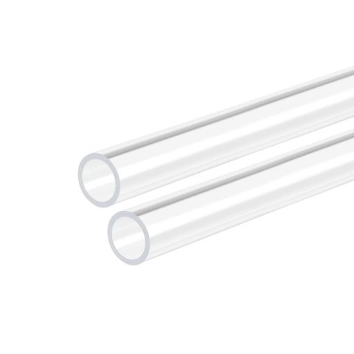 DMiotech2本10mmx12mm300mmクリアアクリルパイプ剛性プラスチックチューブ水族館パイプ水冷システム配管用