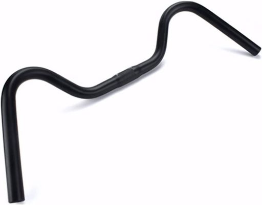 Rakuten - SENQI自転車ハンドルバーアルミニウム合金ロードバイク固定ギア用25.4mm(540mm/ブラック)
