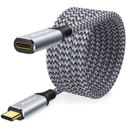 CLEEFUN USB C 延長ケーブル 3m USB 3.1 Gen2(最大5Gbps) Type-C 延長 長い