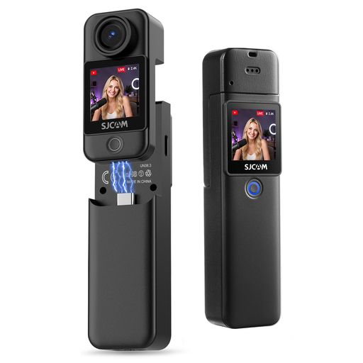 【高画質4K映像で瞬間を鮮明に】 sjcam c300は、1/2.8型CMOSセンサーとf/2.0大口径レンズ、154°広角を搭載。4K/30fpsをはじめ、2.5Kや1080Pなど多様な解像度に対応します。旅行の風景から日常の小さな感動まで、アクションカメラとして鮮明に記録できます。 【手ブレ知らずの安定撮影】 手ブレ補正 アクションカメラとして、六軸ジャイロスタビライザーを搭載。バイク走行中や階段の上り下りなど動きの激しいシーンでも、映像のブレを効果的に抑えます。アクションカメラ sjcam 300として、スムーズで安定した映像を実現します。 【コンパクトで持ち運び楽々 】 ポケットカメラとして、本体サイズは約68x32x25.5mm、重量は約55gと超小型軽量。ポケットやバッグにすっきり収まり、旅行先や通勤中、散歩中など、いつでも気軽に持ち出せます。sjcam c300 4k アクションカメラの携帯性の高さが魅力です。 【直感的なタッチ操作&amp;縦撮影対応 】 vlog カメラとして、前面に1.3インチタッチスクリーンを搭載。指で触れるだけでズームやモード切り替えが可能で、構図確認が直感的に行えます。