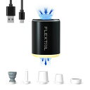 FLEXTAILGEARTINYPUMP2Xエアポンプ電動ポンプ携帯ポンプ4KPA気圧1300MAHUSB充電式照明ライト付きテントライトキャンプライト空気入れ空気抜き浮き輪インフレーターマットエアマットキャンプマット(4)