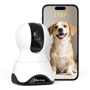 VIMTAG【300万画素・室内・PTZ全方位360度監視・自動追尾】ペットカメラ見守りカメラ防犯/監視カメラベビーモニター2K赤ちゃん/高齢者iPhone対応...