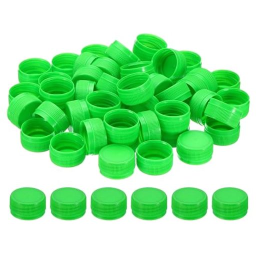 PATIKIL30mm工芸品用ペットボトルキャップ50個再利用可能保護ボトルねじ蓋空のコンテナDIYスクラップブ..