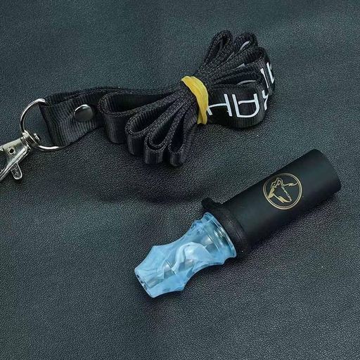 シーシャマウスピース再利用可能な水ギセルマウスピースハングロープストラップ付きシーシャ口のヒントシリコーン樹脂ChichaNarguile水パイプマウスピース(Size:Skyblue)