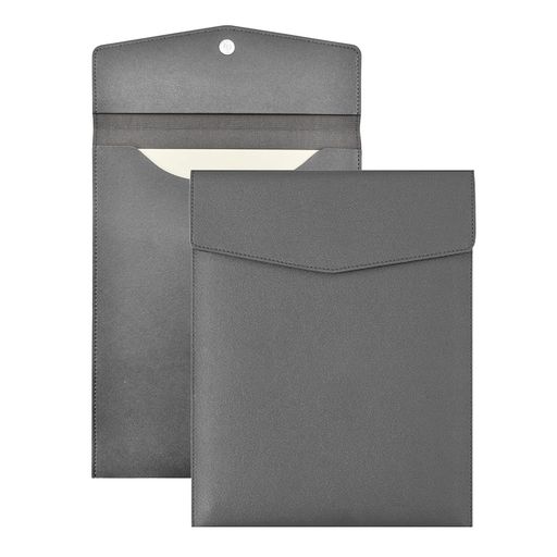 VANRAファイルフォルダーPUレザー書類ケース持ち運びA4磁気スナップ縦型レターケースドキュメントケー..