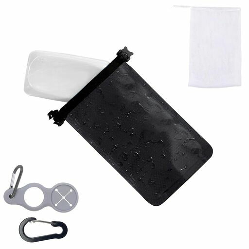 SODOI石鹸ケース15cm*10.5cm携帯用石鹸箱濡れた石鹸が自然に乾くカラビナ付泡立てネットタオル&ペット..