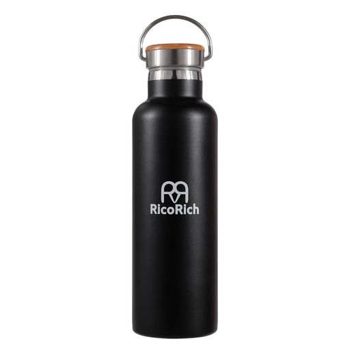 RicoRich 真空断熱 保温 保冷 ステンレス水筒 スポーツボトル 750ml ブラック(RRWB06-BK)...