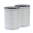 PUREBURGP100-RF交換用フィルターWelovP100/P100Pro空気清浄機の互換性あり2個パックH134段階ろ過活性炭2イン1エアクリーンダストVOC臭い