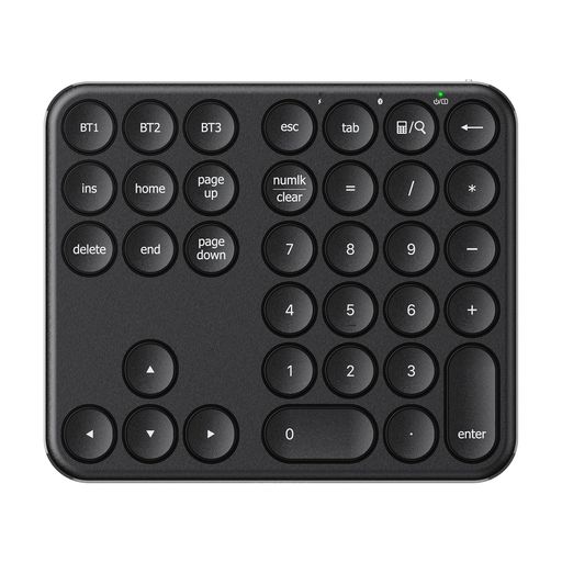 ICLEVERテンキーBLUETOOTHワイヤレス数字キーボードパンタグラフ式TYPE-C充電超薄型金属構造NUMLOCK連動3台まで接続可能ブルートゥースナンバーパッド35キーMACテンキー片手デバイス ICLEVERテンキーBLUETOOTHワイヤレス数字キーボードパンタグラフ式TYPE-C充電超薄型金属構造NUMLOCK連動3台まで接続可能ブルートゥースナンバーパッド35キーMACテンキー片手デバイス