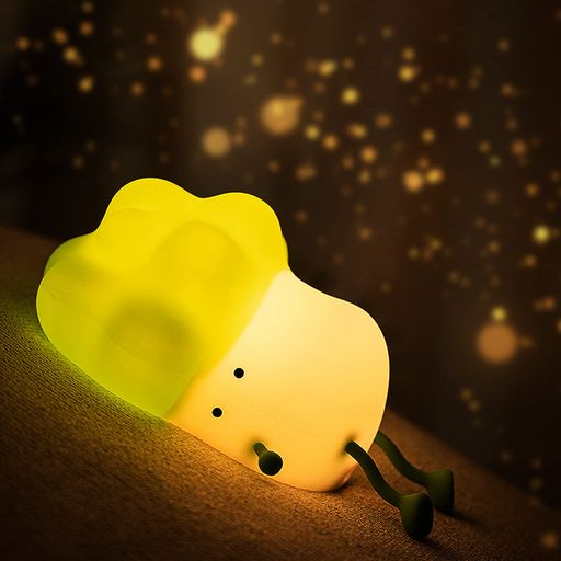 ベッドサイドランプ白菜野菜型かわいい充電式テーブルランプAmmToo授乳ライト30分タイマ設定調光インテ..