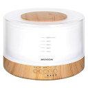MUSON(ムソン)加湿器卓上超音波式アロマディフューザー500MLアロマ対応花粉対策静音タイマー大容量上から給水ナイトライト間接照明明るさ調整可音楽内蔵空焚き...