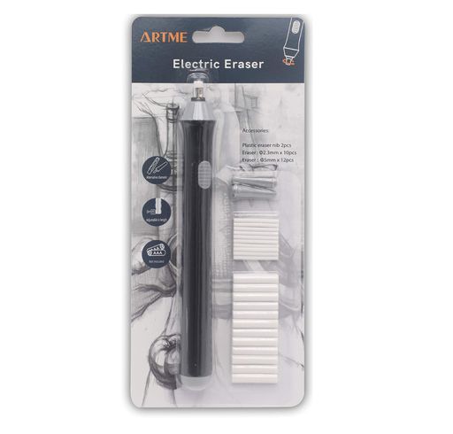 Artme 電動消しゴム/自動ゴム - 替え芯 22 個入り (2.3mm および 5mm) - スケッチ、建築家、エンジニア、学生