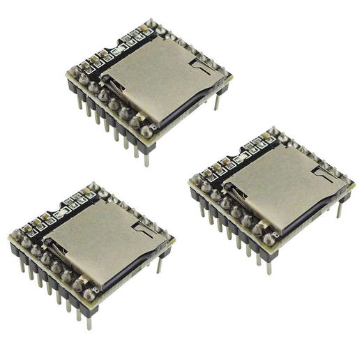 KKHMF3個TFカードUディスクミニSDMP3プレーヤーオーディオ音声モジュールボードArduinoDFPlayに対応