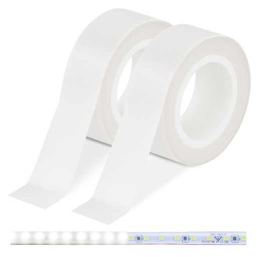 【照明のまぶしさを軽減】幅20mmのled減光テープは、幅広いLEDストリップに対応。光を柔らかく和らげ、快適な光環境を作り出します 【ベージュテープ】ベージュテフロンテープは約15%の光を低減し、白色LEDにテープを貼ると柔らかい光になり、ほんのり減光できます。明るさを保ちつつ、眩しさを抑えるリビングや書斎に最適です 【接着剤残留なし】ledテープライトの表面に直接貼り付けられ、接着剤の残りが無く、長さを自由に切り詰めることができます。異なる色のテープを重ねることで、多様な使用効果を実現できます 【耐久性のある素材】led減光用のテープは耐熱性、耐腐食性、防水性を備えたガラス繊維素材を採用し、LED照明の表面に貼り付けて絶縁と防塵保護を提供し