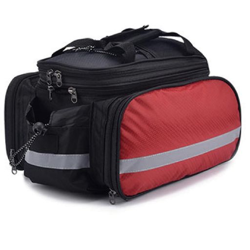 YAPJEB自転車リアバッグパニアバッグ大容量拡張可能サドルバッグ自転車バッグ荷台防水カバー付き耐摩耗..