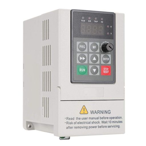 110V 0.75KW 50Hz VFDインバーター 頻度コンバーター 力インバーター デジタルタイプ 7A単相入力 3段階の出力