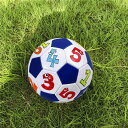 サッカーボール柔らかい子供用おもちゃ蹴りボールゲーム用遊び安全ソフト空気入れ付き無害材質軽量幼児練習球キッズ丈夫耐久性弾力性親子ゲームサッカー試合室内体育教室活動プレゼ…(3)