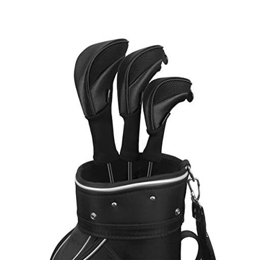 【材料】ゴルフクラブヘッドカバーは柔軟なポリエステル繊維で作られ、メッシュ表面と厚いスポンジライニングを持っている。防塵、通気、汚れに強い役割を果たし、クラブカバーを保護することができる。 【交換可能番号ラベル】小さなゴルフ用カバーに交換可能番号ラベル34567Xが付いているので、簡単にクラブを識別し、必要な正しいクラブを簡単に見つけることができます。 【ストレッチネック設計】ストレッチネック設計を採用。ゴルフクラブヘッドカバーは、試合中や旅行中に発生する可能性のある衝撃や破損を防ぎ、クラブが滑らないようにゴルフクラブを全面的に保護します。また、着脱がより柔軟になります。 【ほとんどのブランドに適した】ゴルフヘッドカバーはほとんどの標準的なクラブに適しています。それらは強い互換性を持っています。 【最高のプレゼント】これらのゴルフクラブカバーは見た目がきれいで、ゴルフを愛する友人への完璧なプレゼントです。これはすべてのゴルフ愛好家の必須装備です。