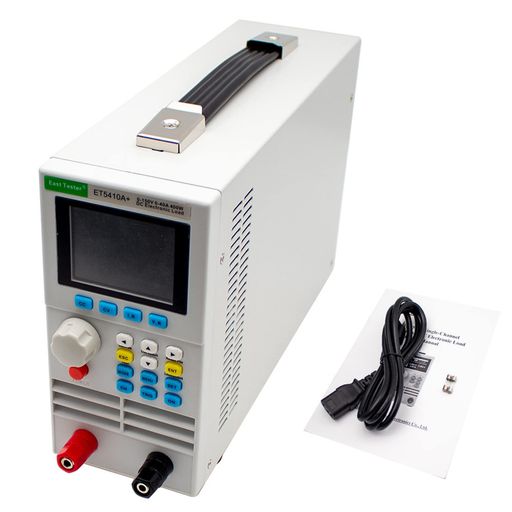ET5410A プログラマブルDC電子負荷装置400W バッテリーテスター0-150V/0-40A 内部抵抗テスター高精度1mV分解能 充電器 電源テスト用(USB)