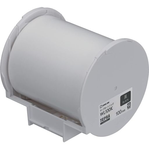 キングジム テープカートリッジ テプラGrand WL100K 100mm 黒