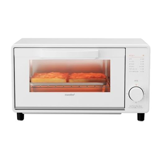 食パン2枚焼き対応で使いやすい シンプルなトースターです。製品保証期間1年。毎日の料理の手間を減らし、簡単に美味しく。 【ハイパワーで最大1000W】 一度に食パンを2枚まとめて3分以内に焼けるので、忙しい朝でも簡単です。コンパクトながら、庫内は食パンが2枚同時に焼ける広い設計に。スライドオープン式ドアでお料理の出し入れも快適です。 【カンタンつまみ操作】ひとつのダイヤルで完了!時間設定だけのカンタン設計。お年寄りの方でも迷わない 最小限の操作ボタン。「メニュー表示」を参考にタイマーを設定するだけで料理が完成します。初めての料理でも適切な時間を設定できる。 【お手入れ簡単】 調理後、受け皿を取り出して洗えば、簡単に清掃ができます。また、角皿と焼き網もスライド可能で、庫内を簡単に清掃できます。 【コンパクト、一人暮らしに最適】 幅364mmx奥行198mmx高さ207mmのコンパクトな作りです。小さなスペースで設置することが可能です。シンプルなデザイで、どんなキッチンにも馴染みます。