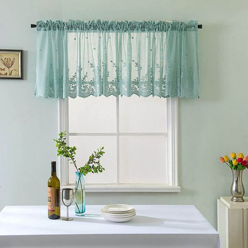 Other - カフェカーテンレース小窓90cm60cm40cmカフェカーテンおしゃれ飾りキッチントイレ目隠し収納棚カーテンカフェー間仕切り小窓用カーテン喫茶店洗面所店舗飾り(130*41cm-幅*丈)
