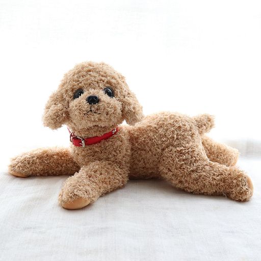 HarFar トイプードル ぬいぐるみ リアル 本物そっくり 犬のぬいぐるみ カーキ 抱き枕 ふわふわ 癒し系 犬 人形 かわいい トイプー おもちゃ 添い寝 インテリア クリスマス 誕生日 ギフト カ…