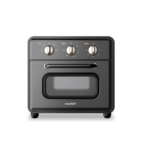 Comfee ’ コンベクションオーブントースター 10L トースト2枚焼 4種類の加熱モード、3か所のトレイ設置 上下5本ヒーターの切替・ファンの強弱調整により、600Wから1200Wの出力(80~230°Cの温度)…
