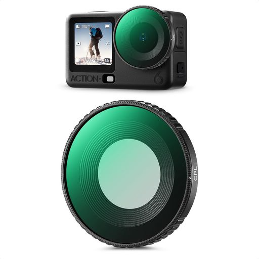 K&FCONCEPTOsmoAction6用CPLフィルター偏光フィルターねじ込み式ナノコーティング撥水性防汚性レンズ保護